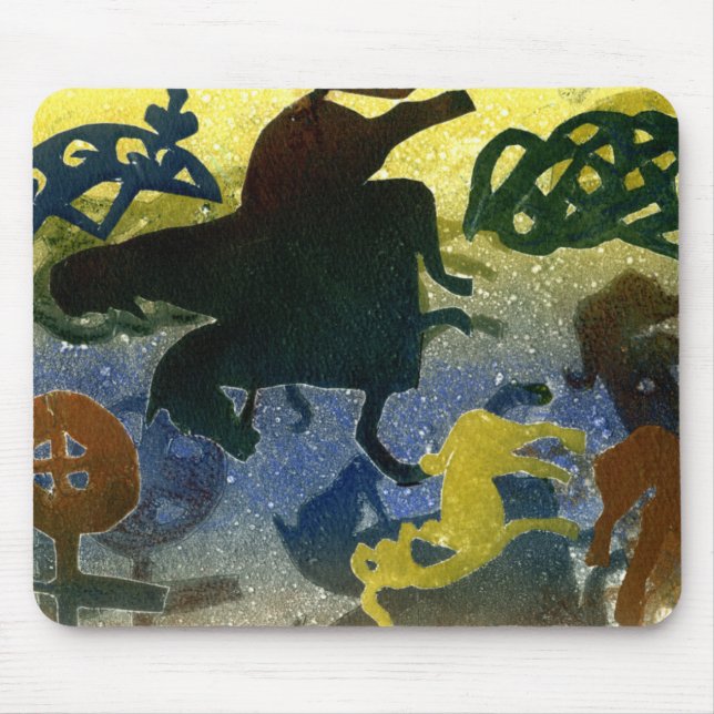 Pictish Horsemen Mouse Mat (Front)