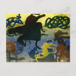 Pictish Horsemen Postcard