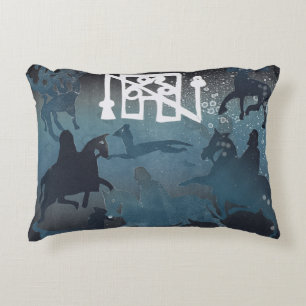 Pictish Hunting Scene I 1995 Decorative Cushion