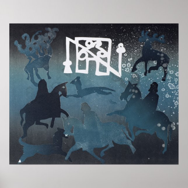 Pictish Hunting Scene I 1995 Poster (Front)
