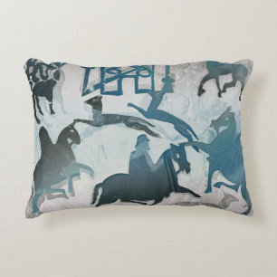 Pictish Hunting Scene III 1995 Decorative Cushion