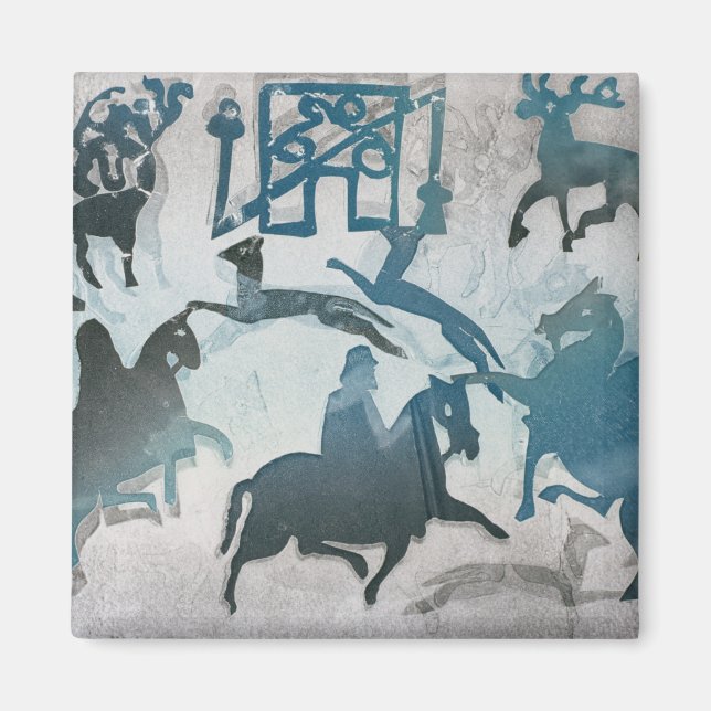 Pictish Hunting Scene III 1995 Magnet (Front)