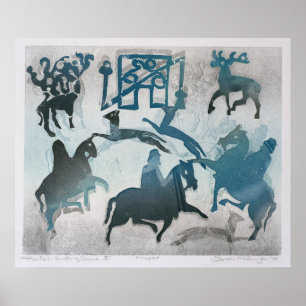 Pictish Hunting Scene III 1995 Poster