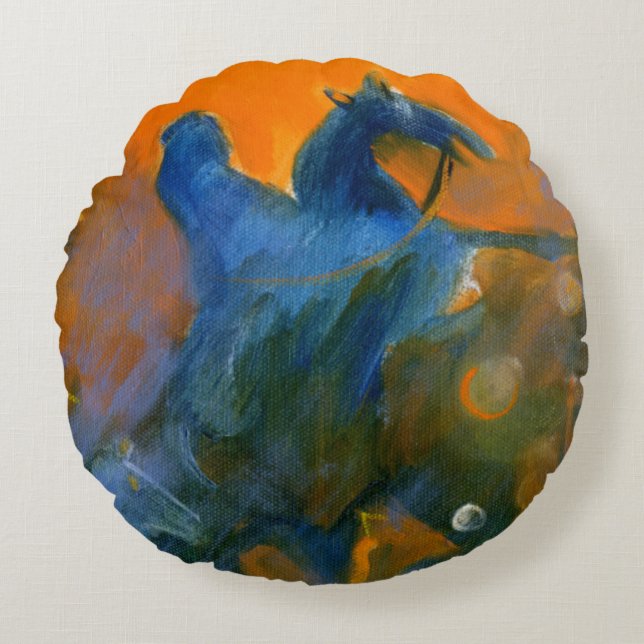 Pictish Magic Round Cushion (Front)