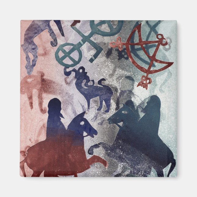 Pictish Riders 1996 Magnet (Front)