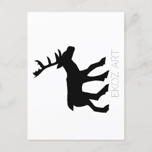 Pictish Stag Cutout Postcard