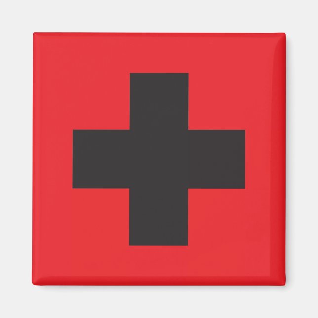Pictogram Magnet, Cross Magnet (Front)