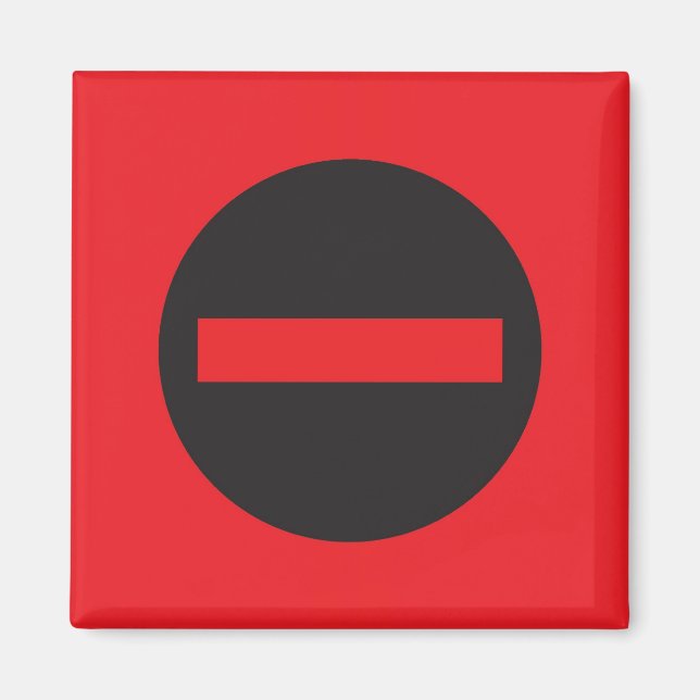 Pictogram Magnet, Do Not Enter Magnet (Front)