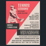 Pictogram Tennis Player, Tennis Lessons/Classes Flyer<br><div class="desc">Pictogram Tennis Player,  Tennis Lessons/Classes Advertising Flyers By The Business Card Store.</div>
