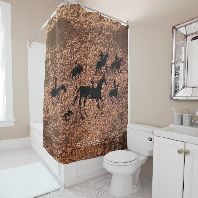 Pictograph of Spaniards Curtain (In Situ)