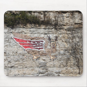 Pictograph Piasa Bird Photo Mouse Mat