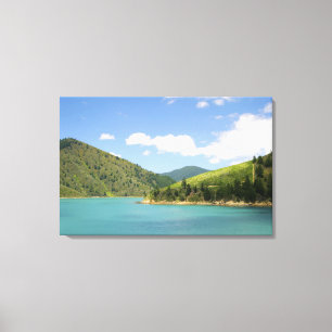 Picton, New Zealand. The gateway between North Canvas Print