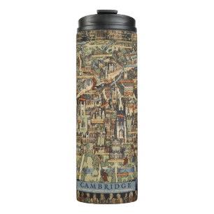 Pictorial Map of Cambridge, England Thermal Tumbler