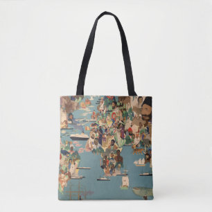 Pictorial Map of the World Tote Bag