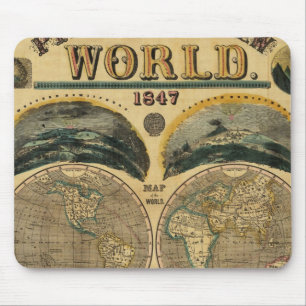 Pictorial View of the World Mouse Mat