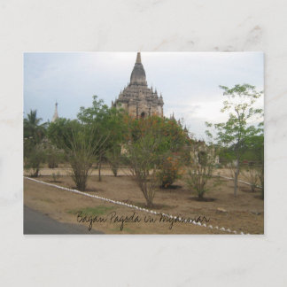 Picture 055, Bagan Pagoda in Myanmar Postcard