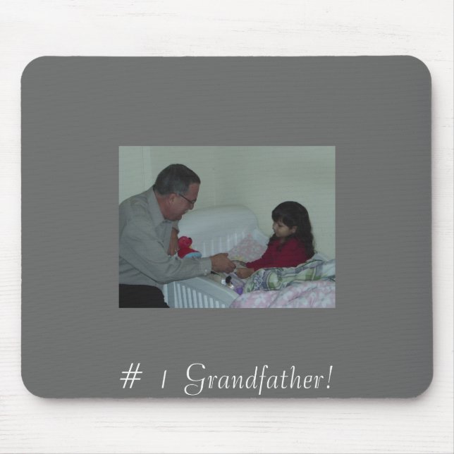 Picture 089, # 1 Grandfather! Mouse Mat (Front)