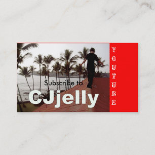 Picture 6, Subscribe to, YOUTUBE Business Card