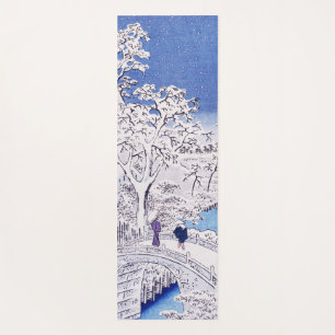 Picture at the Bridgeby Utagawa Hiroshige Yoga Mat
