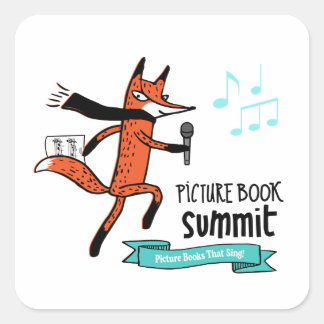 Picture Book Summit: Picture Books That Sing Tee Square Sticker