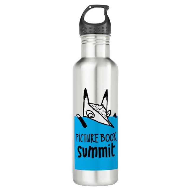 Picture Book Summit Stainless Steel Water Bottle (Front)