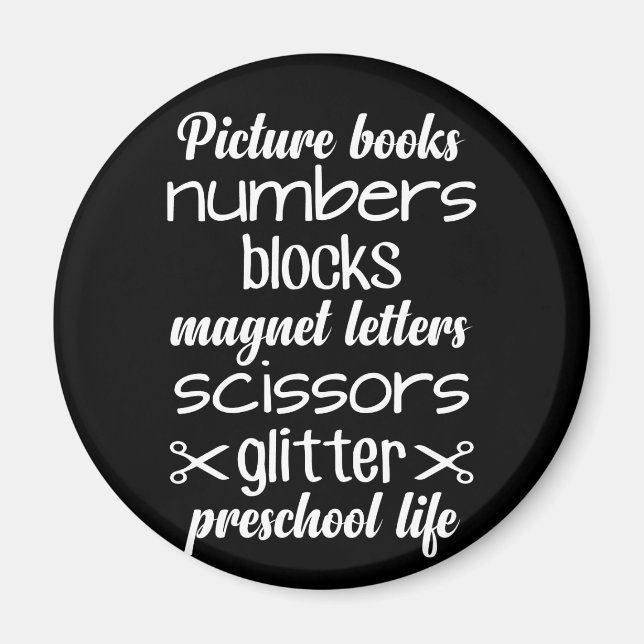 Picture Books Numbers Blocks Magnet Letters (Front)