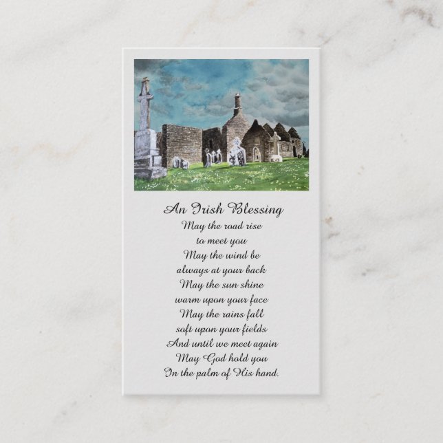 Picture Celebration of Life Memorial Card (Front)