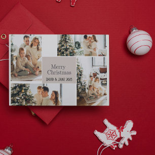 Picture Collage Merry Christmas Holiday Card