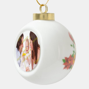 Picture Family Photo ✨ Lovely Custom Ceramic Ball Christmas Ornament