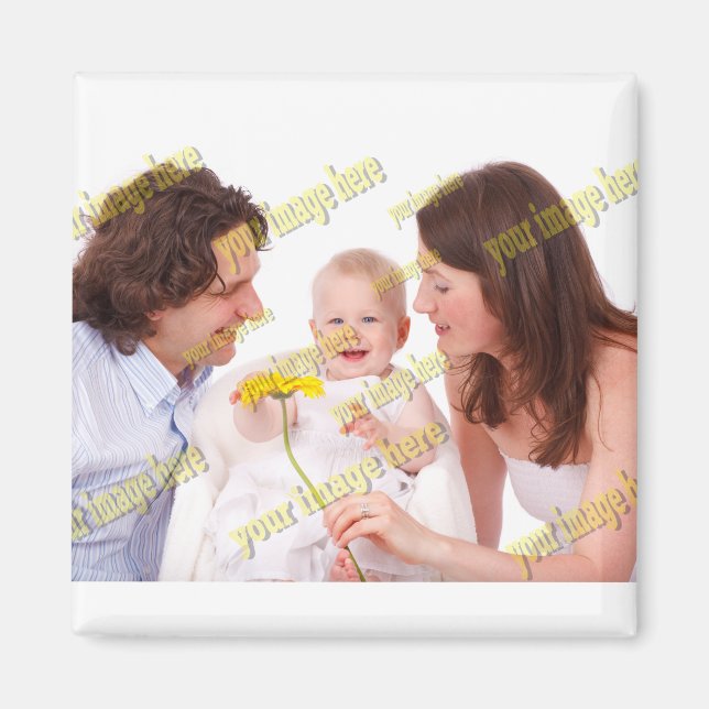 Picture Family Photo ✨ Lovely Custom  Magnet (Front)