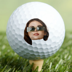 Picture Golf Ball, Golf Ball With Face, Photo