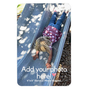 "Picture It" Personalised Photo Magnet