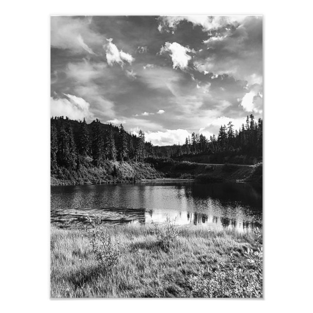 Picture Lake in the North Cascades Photo Print (Front)