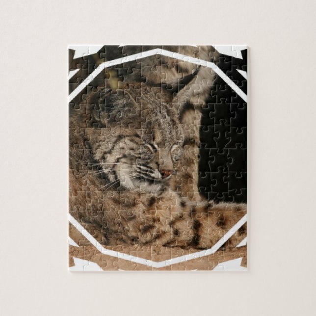 Picture of a Bobcat Puzzle (Vertical)