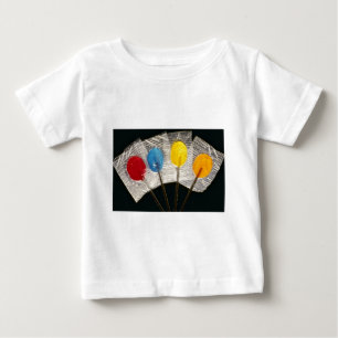 Picture of Four colourful lollipops Baby T-Shirt
