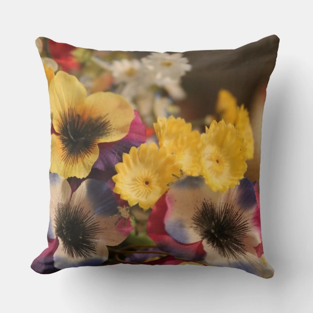 Picture of Garden Flowers Cushion (Front)
