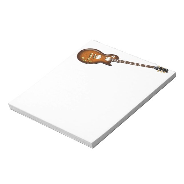 Picture of Guitar on Notepad (Rotated)
