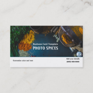 Picture of Herbs Spices Business Card