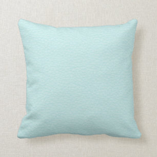 Picture of Light Turquoise Leather. Cushion