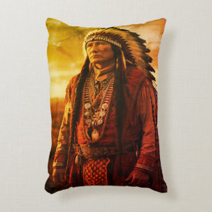 Picture of Native American Indian Tribe Shoulder Decorative Cushion