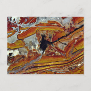 Picture of Orange and yellow jasper Postcard