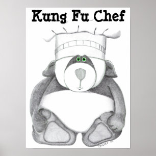 Picture of Panda Bear Chef Poster