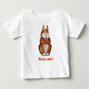 picture of smiling cute brown bunny rabbit baby T-Shirt