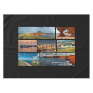 Picture of the landscape of the Magdalen Islands Tablecloth