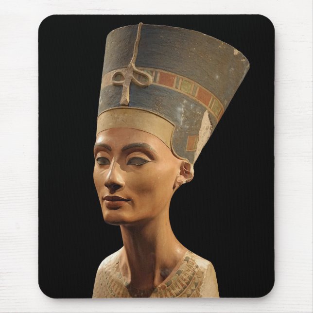 Picture of the Nefertiti Bust in Neues Museum Mouse Mat (Front)