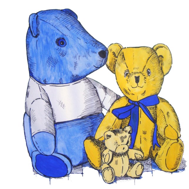 picture of three cute teddies jigsaw puzzle (Creator Uploaded)