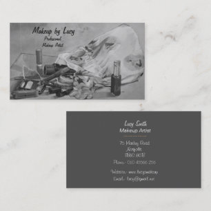 picture of vintage make up bag for beautitions   business card