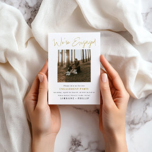 Picture Perfect, 2 photo engagement announcement