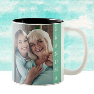 Picture perfect gift for Grandma Two-Tone Coffee M Mug