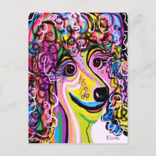 Picture Perfect Poodle Postcard